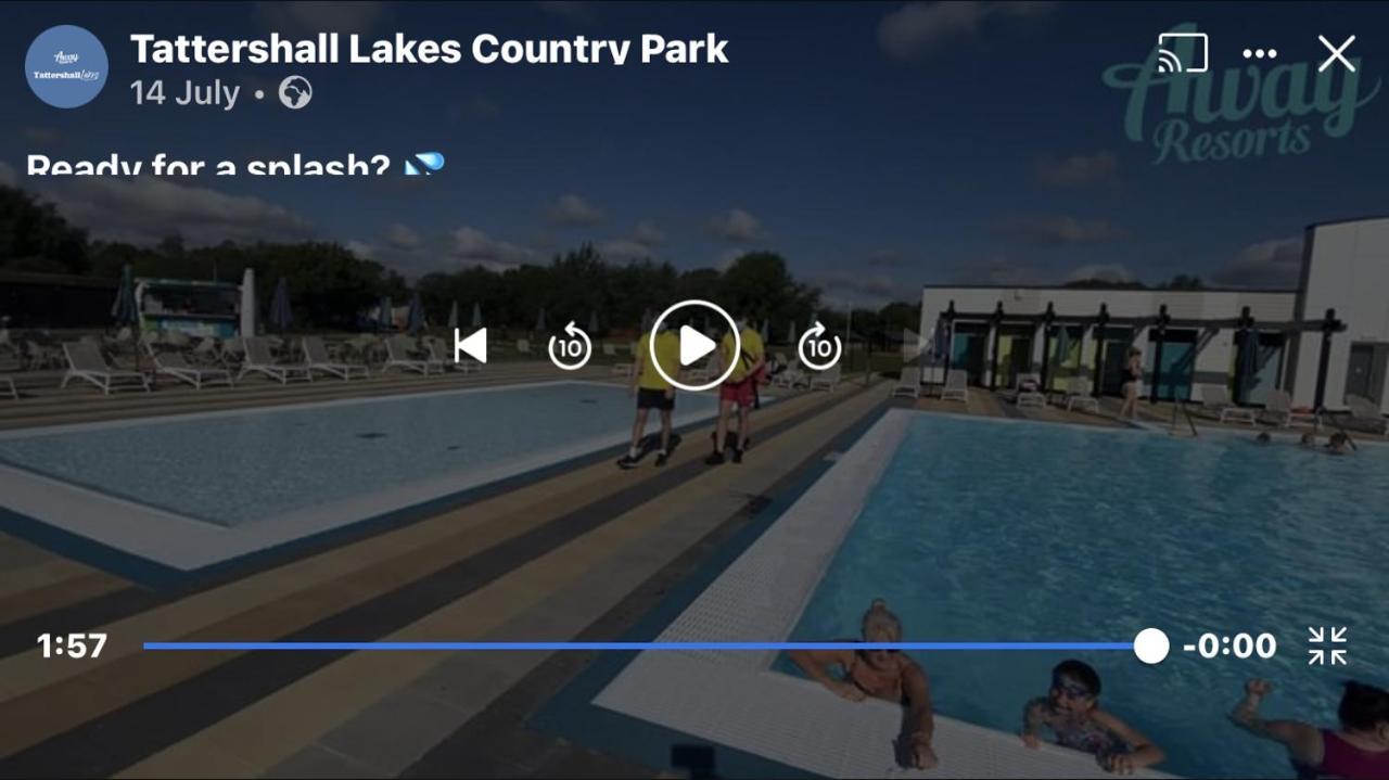 Tattershall Lakes Retreat 3 Bedroom Mini Lodge Waddington  エクステリア 写真
